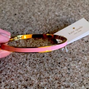 Kate Spade Earn Your Stripes Pink Bracelet. New